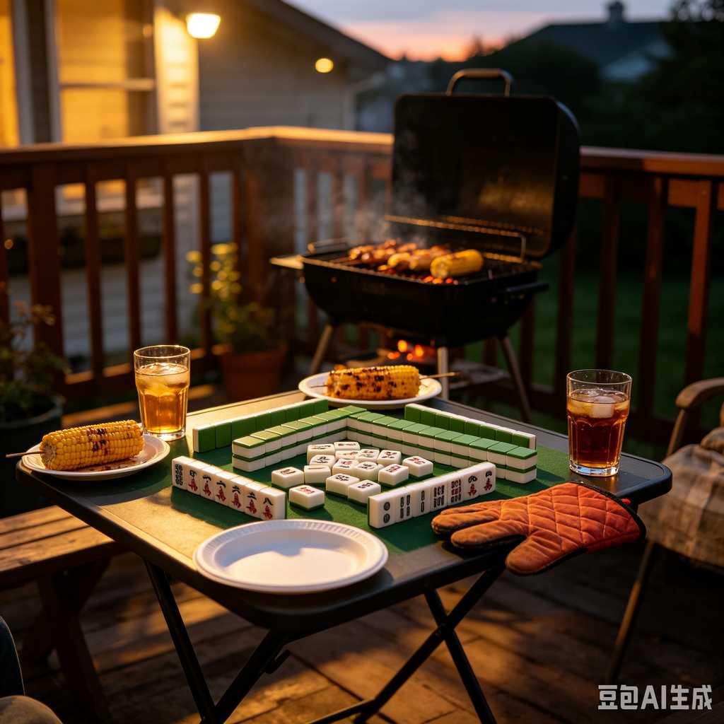 mini travel mahjong set lightweight