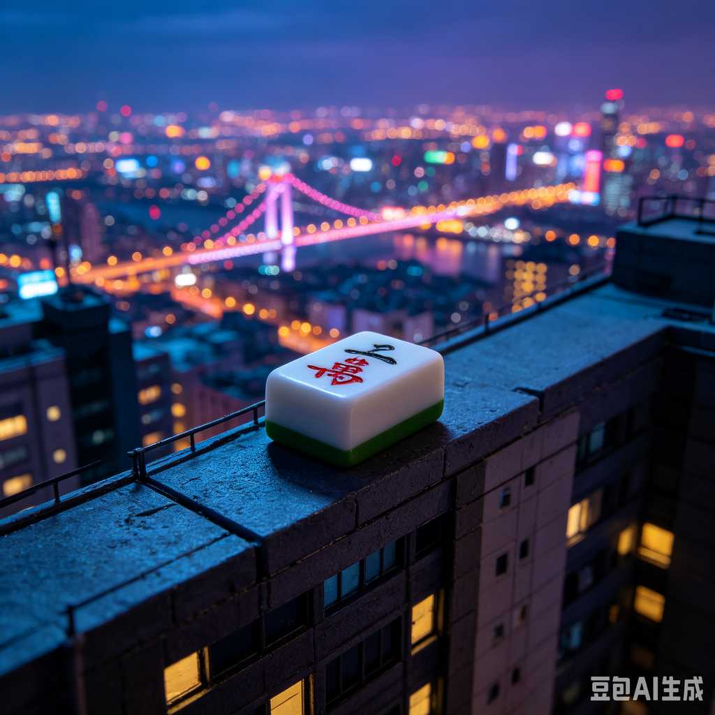 printed logo mahjong set