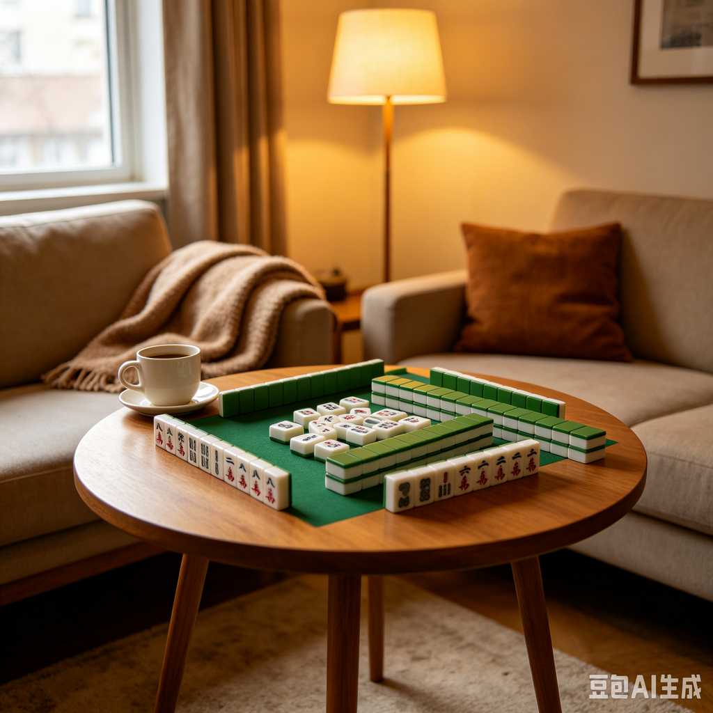 small mahjong mat portable